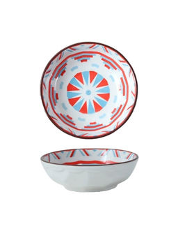 Femora - Bowl Elegant Serving Bowls, Gift-Pack Ideal for Gifting-Floral Mandana (Pack of 2)