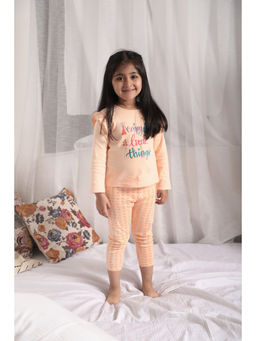 ZACH & KIKI - Orange Enjoy Little Things Homewear T-Shirt