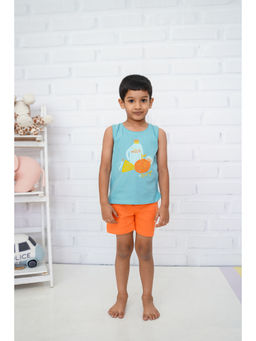 ZACH & KIKI - Blue Have Your Breakfast T-Shirt