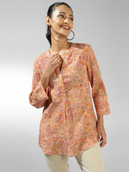 Fabindia - Multi-Color Cotton Printed Tunic