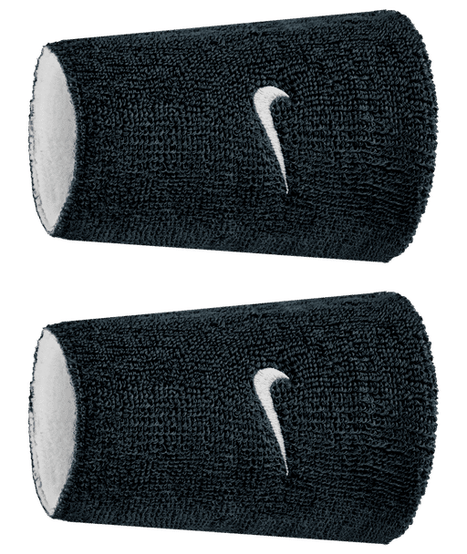 Nike - SWOOSH CLASSIC REVERSIBLE DOUBLEWIDE WRISTBANDS 2PK
