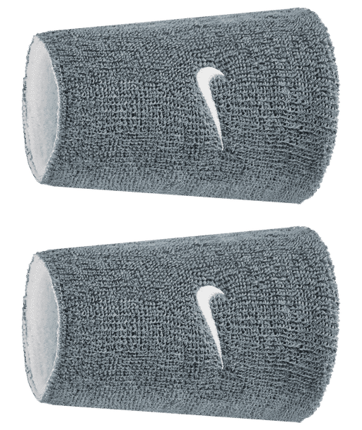 Nike - SWOOSH CLASSIC REVERSIBLE DOUBLEWIDE WRISTBANDS 2PK