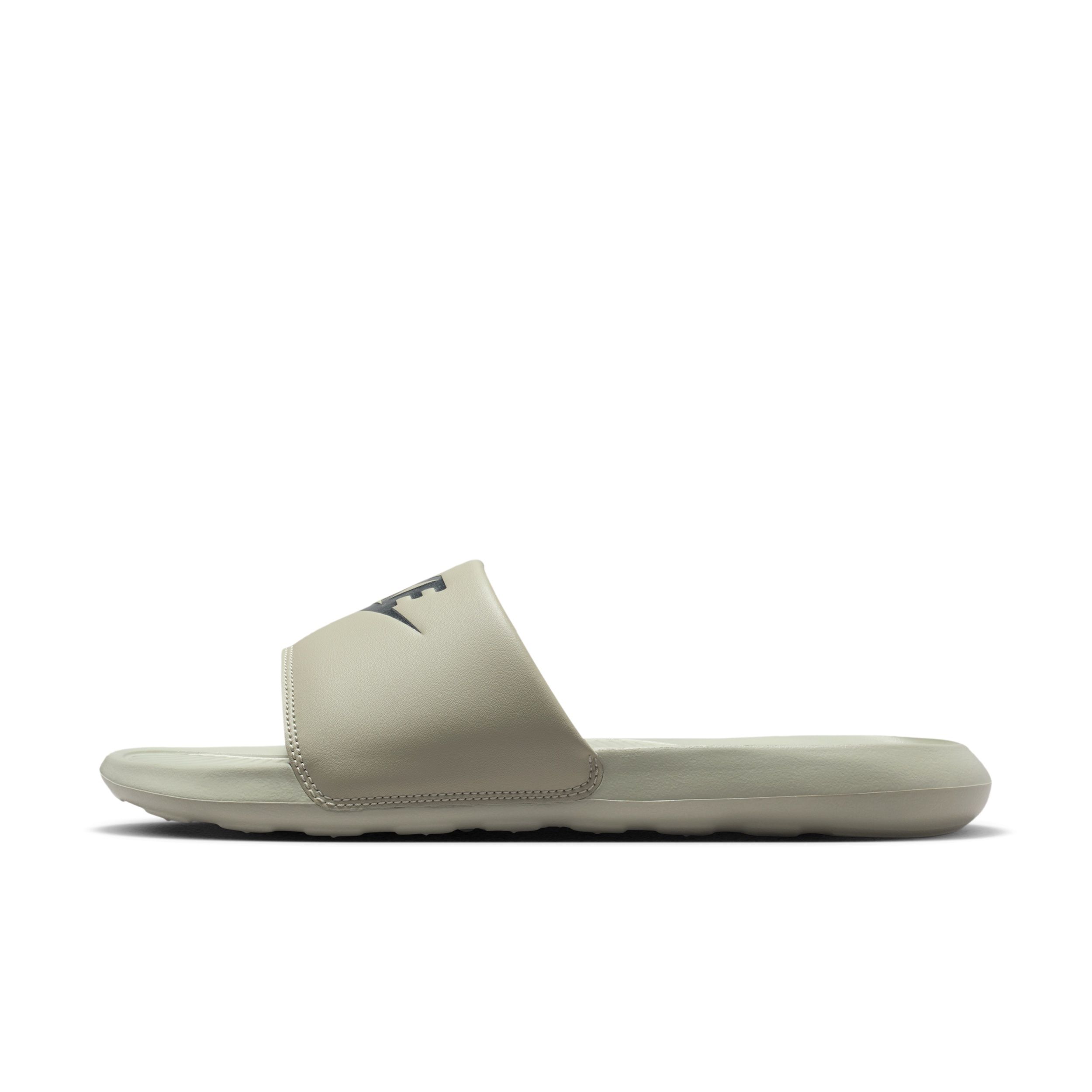 all white slides nike