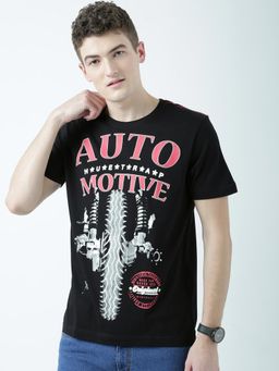 Huetrap - Mens Black Short Sleeve T-Shirt