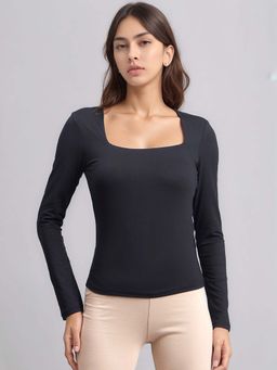 98 Degree North - Women Cotton Fitted Top - Black