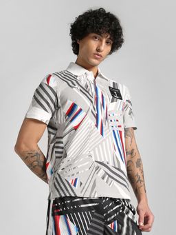 Puma - BMW MMS AOP Men White Polo T-Shirt