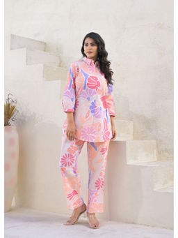 Roohaniyat - Women Cotton Printed Multi-Color Co-Ord (Set of 2)