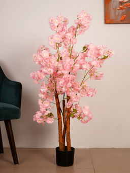 ARICK DECOR - 3.6Ft Artificial Pink Blossom Tree with Pot