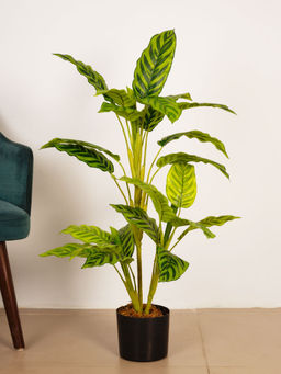 ARICK DECOR - 3.1Ft Artificial Green Dieffenbachia Plant with Pot