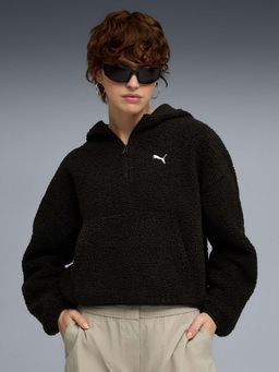 Puma - Wardrobe Essentials Women's Polar Fl Black Hoodie