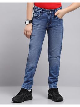 Monte Carlo - Boys Slim Fit Mid Rise Denim
