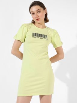 PINACOLADA - Women Yellow Printed Regular Fit Dress