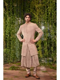 Jigar and Nikita - Talisman - The Regal Charm Sherwani and Kurta with Trouser and Dupatta