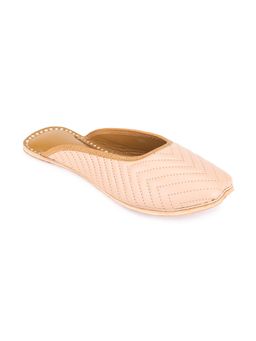 5 Elements by Radhika Gupta - Pink Leatherite Juttis