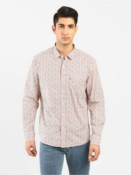 Levi's - Men Pink Black Slim Fit Casual Shirt