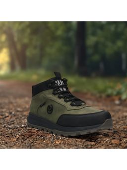 Bugatti - Column Dark Green Men Outdoor Sneakers