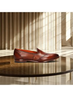 Bugatti - Rico Men Slip On Venetian Formal Brown Loafers