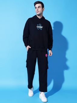 Griffel - No One Saves You Oversized Black Tracksuit (Set of 2)