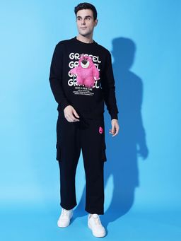 Griffel - Teddy Regular Fit Black Tracksuit (Set of 2)
