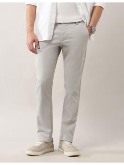 Arrow Sports - Mens Grey Mid Rise Slim Fit Trouser