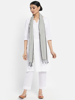Fabindia - Cotton Silk Printed Stole