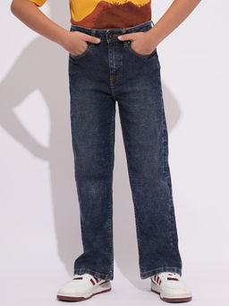 Jack & Jones Junior - Boys Denim Navy Blue Jeans