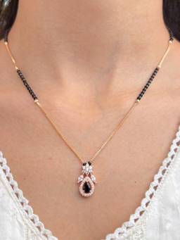 Zeraki Jewels - Aanya Mangalsutra Black