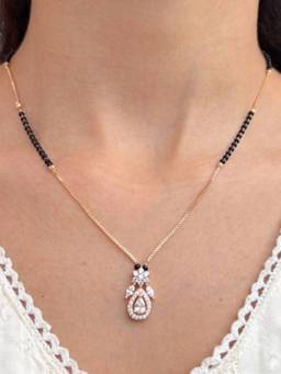 Zeraki Jewels - Aanya Mangalsutra White