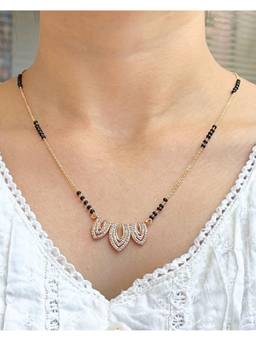 Zeraki Jewels - Alisha Mangalsutra Rose Gold