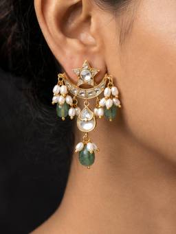 Joules By Radhika - Mireya Chandbali Earrings
