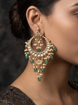 Joules By Radhika - Varnika Chandbali Earrings