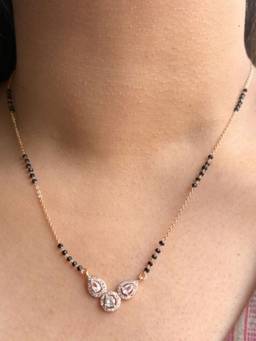 Zeraki Jewels - Mia Mangalsutra Rose Gold