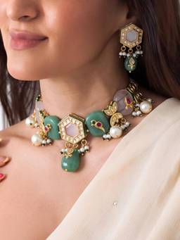 Joules By Radhika - Tanvika Necklace Set