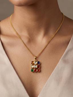 Joules By Radhika - Mevaya Navratna Necklace