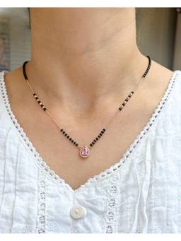 Zeraki Jewels - Nayra Pink Mangalsutra