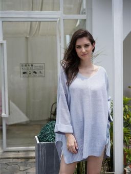 Oh Rare - Women Grey Pullover Sweater