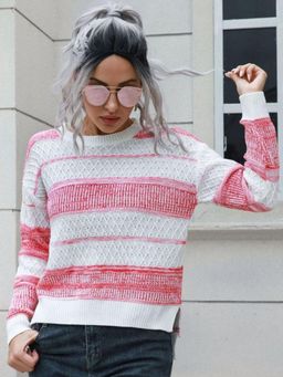 Oh Rare - Women Red Pullover Sweater