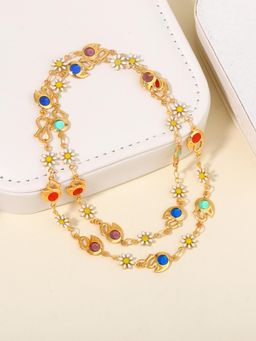 Estele - Gehena Trendy Daily Wear Minimal Swan Charm Necklace