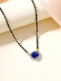 Estele - Gehena Classic Black Bead Lightweight Heart Mangalsutra