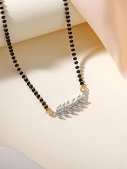 Estele - Gehena Classic Black Beads Artistic Peacock Mangalsutra