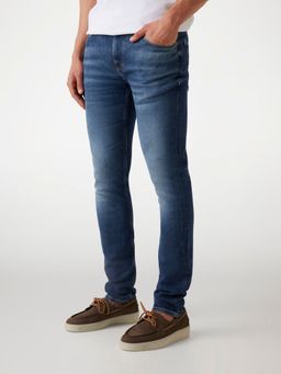 Guess - Men Blue Solid Skinny Fit Jeans