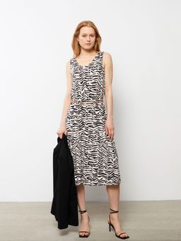 LC WAIKIKI - CASUAL Knit Dress Beige