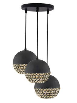 Homesake - Round Cluster Crystal Globe Hanging Light