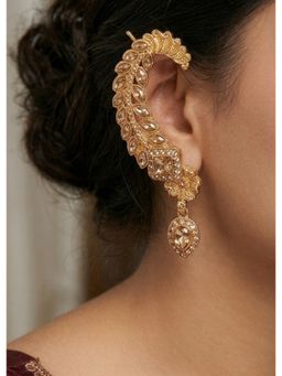 NUI - Gold Plated Ear Cuff Pair Of Earrings For Women And Girls
