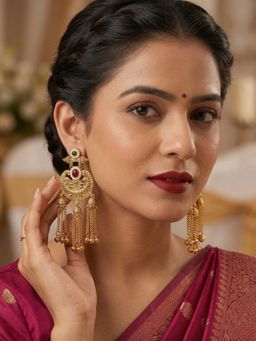 NUI - Gold Plated Kashmiri Earring For Women And Girls
