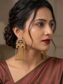 NUI - Gold Plated Kashmiri Earring For Women And Girls
