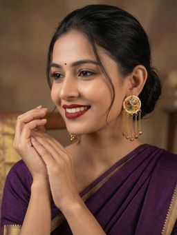 NUI - Gold Plated Kashmiri Earring For Women And Girls