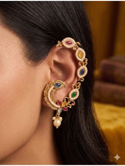 NUI - Gold Plated Ear Cuff For Women And Girls