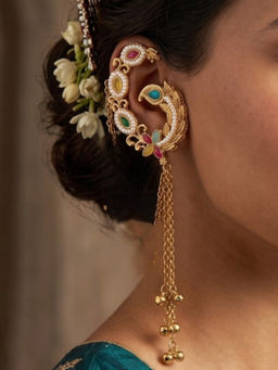 NUI - Gold Plated Ear Cuff For Women And Girls