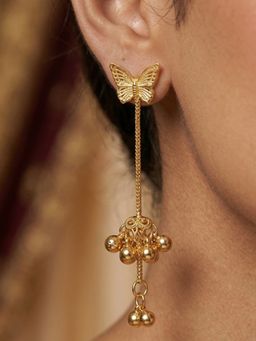 NUI - Gold Plated Kashmiri Pair Of Earrings For Women And Girls